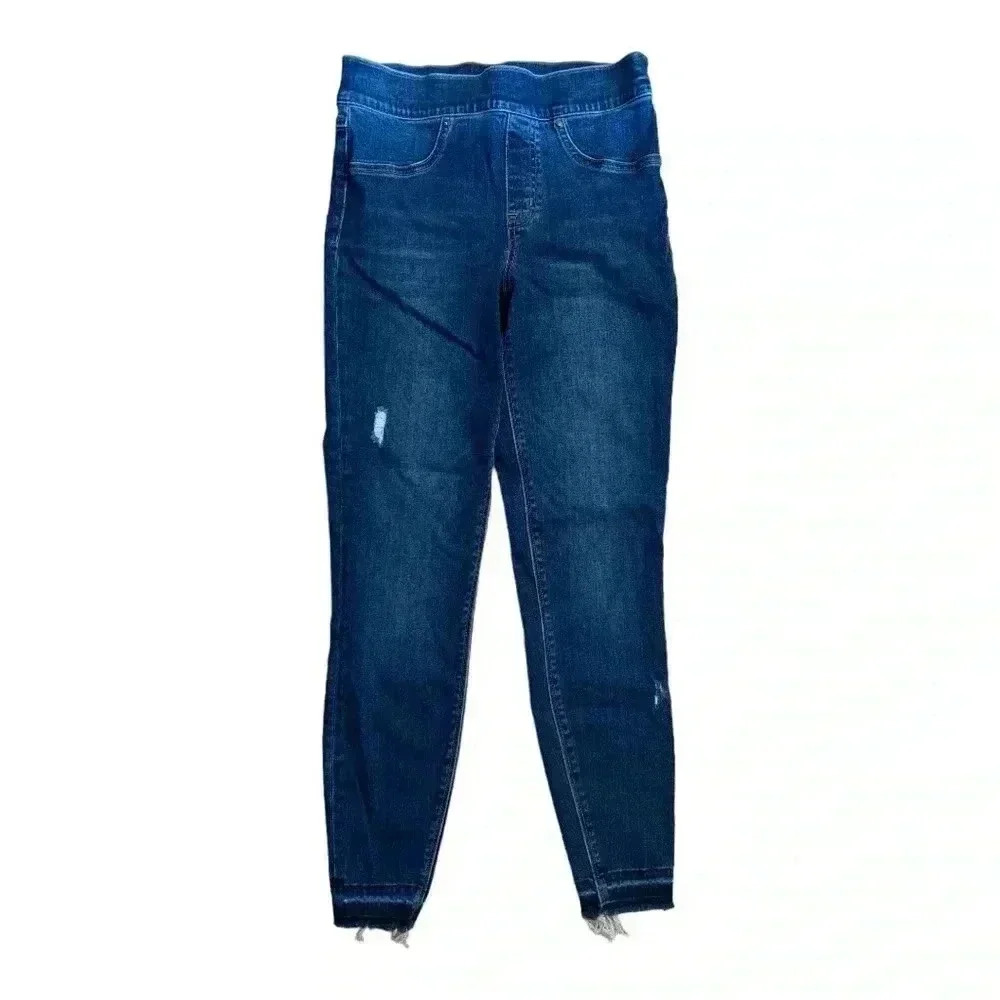 Spanx Dark Wash Denim Pull On Jeggings size Small
